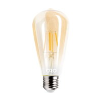 ORO-E27-ST64-FL-AMBER-4W-WW