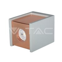 GU10 Fitting Concrete Surface With Matt Rose Gold Bottom Square, VT-860 SKU3141