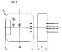 Multifunkční miniaturní relé SMR-B, 1xNO, 230V AC ETI 002470021