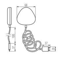 S SENSOR W INT Senzor zaplavení SMART KANLUX 34941