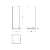 Závěsné svítidlo Pala 2x60+1x48 +1x33 W G9K černá LUCIS ZL4.14.P4.45