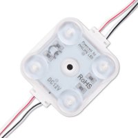 LED modul 4x SMD 2835 1,2 W DC 12 V 100 mA 180 lm 6500 K 170° IP66