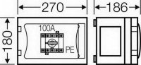FP 5104 Skříň s vypínačem 100A/4, 5-ti p