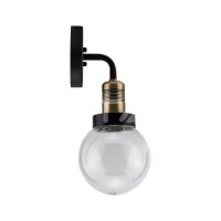 Wall Lamp Matt Black ?27 Down IP65