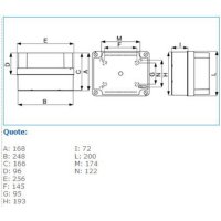 IP56 05 CA GRI 05611 rozvodnice s vysokým víkem 240/190/160 mm IBOCO 05611