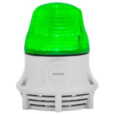 Svítidlo se zvukovým signálem MICROLAMP LED A 48V ACDC IP30 M16 zelená 2 tóny