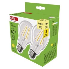 LED žárovka Filament A60 E27 5,9 W (60 W) 806 lm teplá bílá EMOS ZF5D42.2