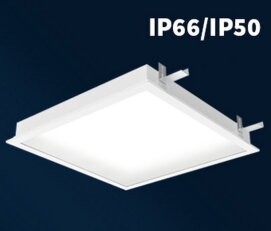 Vestavné svítidlo ODIS-LED-M623-SQ-GLM-6300-840-DALI, IP66/IP50 085182 DALI