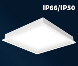 Vestavné svítidlo ODIS-LED-M600-SQ-CGOP-6300-840, IP66/IP50 VYRTYCH 085020