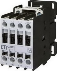 Motorový stykač CEM12.01-110V-50/60Hz, 3p, 3xNO+1xNC,25A/12A ETI 004643112