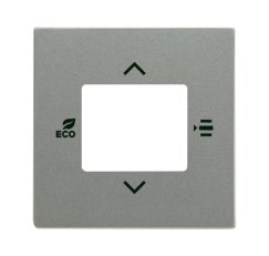 ABB KNX Kryt pro termostat prostorový metalická šedá 6109/03-803-500