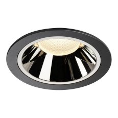 NUMINOS DL XL vnitřní LED zápustné stropní svítidlo černá/chrom 3000K 20°