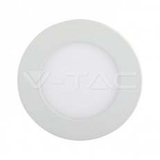 V-TAC 4855 6W LED Premium Panel Downlight - Round Natural White, VT-607