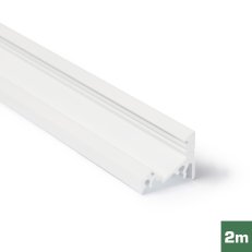 AL profil FKU60 BC/UX pro LED, bez plexi, 2m, bílý lak FK TECHNICS 4738970