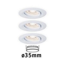 LED vestavné svítidlo Nova mini výklopné 3x4W 2.700K bílá mat 230V 94293