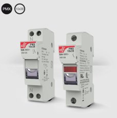 DF ELECTRIC Pojistkový odpínač PMX 4P 10X38 se signalizací (4 moduly)