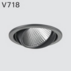 Vestavné svítidlo DEOS V718sBII.114/B3 LED COIN111 2700K, 15/24