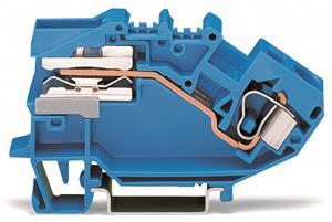 1vodičová rozpojovací svorka N, 10mm2, CAGE CLAMP, modrá WAGO 784-613