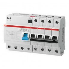 ABB DS204AC-B10/0,03 kombinace jistič/chránič čtyřpólový 10 A 30mA B AC