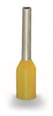 Dutinka, objímka na 0,25mm2/AWG 24 s plastovým límcem žlutá WAGO 216-321