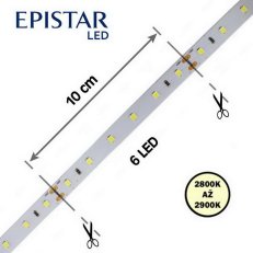 LED pásek 60LED/m 2835 IP65 2800-2900 K bílá 24V 20m FK TECHNICS 4739174-60