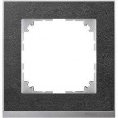 Merten Rámeček jednonásobný M-Pure Decor, Slate/Aluminium SCHNEIDER MTN4010-3669