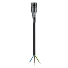 kabel s jedním konektorem gesis RST, 3-pól, 3*1,5mm2, zásuvka, délka 0,5m, černý