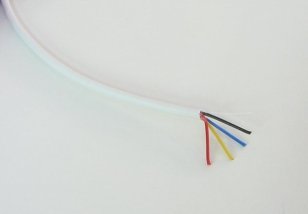 Kabel RGB kulatý 4x0,19 T-LED 11105