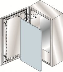 ABB SRX-Nerezový rozvaděč s plnými dveřmi a mont. deskou 600x600x300 (vxšxh)