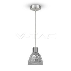 Závěsné svítidlo V-TAC Holder Chrome d150 VT-8150