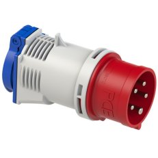 adaptér 16A/400V 5p na zásuvku 230V/16A DE standard, IP44 PCE 9433020