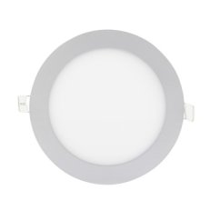 LED svítidlo PODHLED, kulaté, 12W, 4500 K, stříbrné FK TECHNICS 4737865