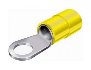 OI  6-M20 žlutá Oko izolované, průřez 4-6mm2/M20/šíře 32mm, izolace PVC (GF-M20)