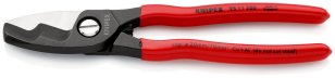 Kabelové nůžky s dvojitým břitem 200 mm KNIPEX 95 11 200 SB