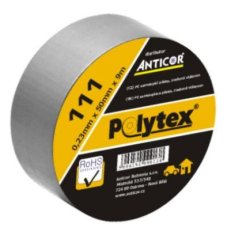 Instalační páska ANTICOR 111 Polytex 15mm x 25m stříbrná