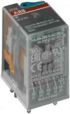 Relé universální CR-M 3 c/o (SPDT) AgNi 250V/10A s LED 110V~ ABB 1SVR405612R7100