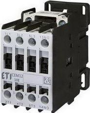 Motorový stykač CEM12.10-110V-50/60Hz, 3p, 3xNO+1xNO,25A/12A ETI 004643122