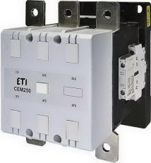 Motorový stykač ETI CEM250.22-48V-50/60Hz, 3p, 3xNO+2x (1xNO+1xNC),350A/250A