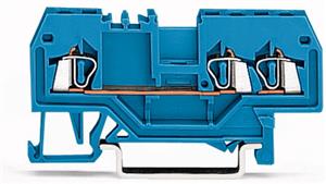 3vodičová průchozí svorka 1,5mm2 Vhodná pro aplikace Ex i modrá WAGO 279-684