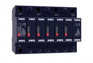 Svodič impulzních proudů a rázového přepětí HAKEL HLSA12,5-385/3+1 SPD typ 1+2