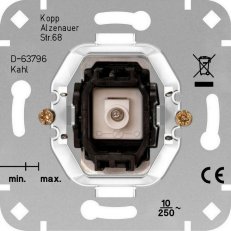 Vypínač strojek s kontrolkou 10AX, 250V~ KOPP 504600007