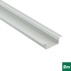 FKU14-2M-EL AL profil FKU14 J/S pro LED, bez plexi, 2m, elox FK TECHNICS 4738771