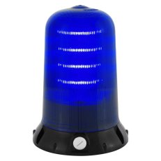 Maják rotační LED ROTALLARM HD 12/24 V, ACDC, IP65, modrá, černá SIRENA 90181