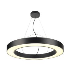 MEDO RING 90 závěsné svítidlo LED černé d90 cm vč. ovladače LED SLV 133850