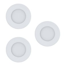 Zápustné svítidlo FUEVA-Z SET 3XLED-CCT d86 bílá 8,4W IP44 EGLO 900099