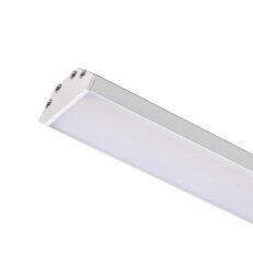 LED PROFILE J přisazený 1m eloxovaný hli