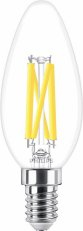 Svíčková LED žárovka Philips MASTER Value DT 3.4-40W E14 927 B35 CL G