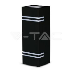 Wall Sleek Wall Fitting GU10 Square Blac