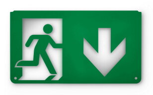 EM159Z WL/CM EXIT SIGN LEGEND DOWN PHILIPS 871869979907600