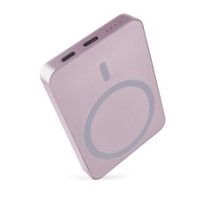 Powerbanka EMOS WI 522, 5 000 mAh, 20 W+Wireless, lososová EMOS B0555S